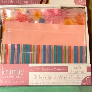 Reusable storage bags